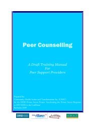 Peer Counselling - Caribbean HIV/AIDS Alliance