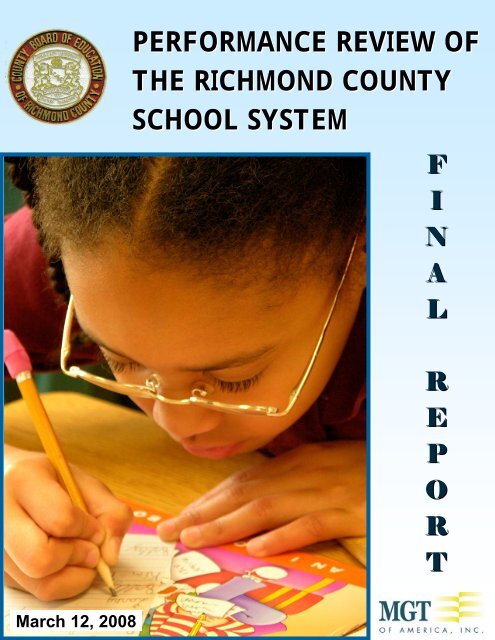 performance review of the richmond county school system