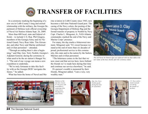 2009 Annual Report Georgia Department of Defense