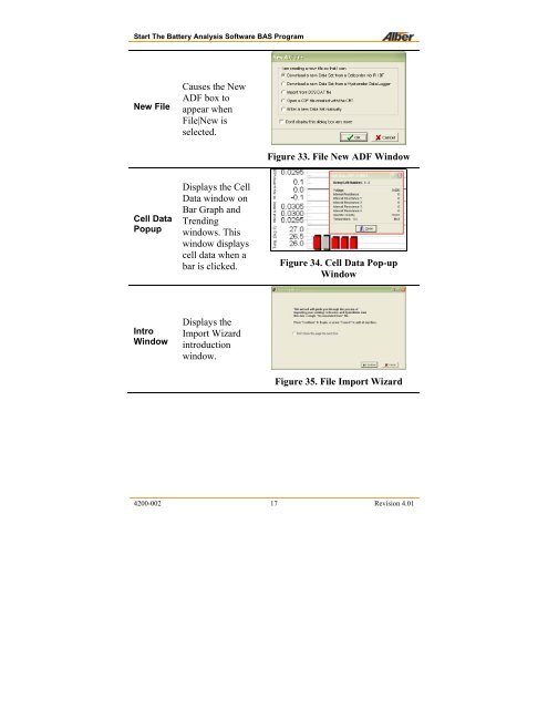 Cellcorder Battery Analysis System User's Guide - Alber