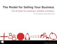 The Model for Selling Your Business