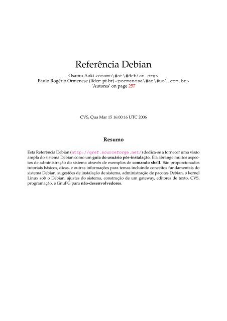 Debian Reference - Rede DCC