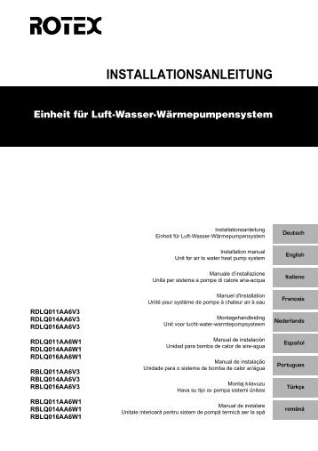 INSTALLATIONSANLEITUNG