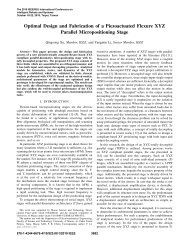 Optimal Design and Fabrication of a Piezoactuated Flexure XYZ ...