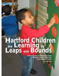 Investment in Quality Child Care Pays Off - Hartford Foundation for ...