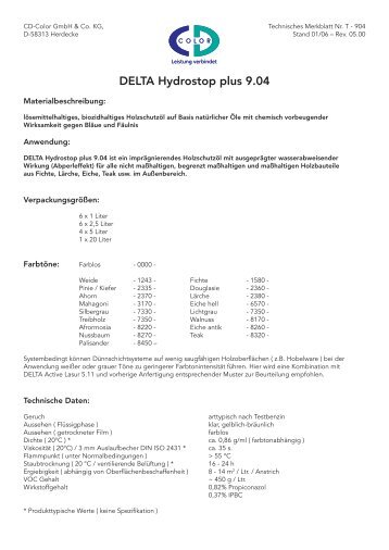 DELTA Hydrostop plus 9.04