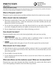 INFORMATION ON PHENYTOIN