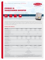 SUNNY BOY 2500/3000 - User Manual - Solargain