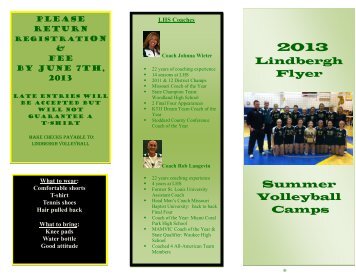 Volleyball camp 13.pdf - Lindbergh School District