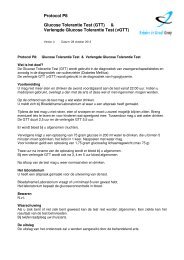 Protocol P8 Glucose Tolerantie Test (GTT) - Diagnostisch centrum ...