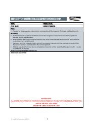 bodystepÂ® 79 instructor assessment overview form - Les Mills