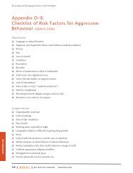 Checklist of Risk Factors for Aggressive Behaviour - Long-Term ...