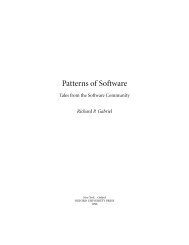 Patterns of Software - Dreamsongs