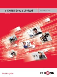 2010 Annual Report - e-KONG Group Limited