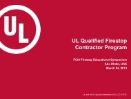 Romnish Kapoor, UL - FCIA - Firestop Contractors International ...