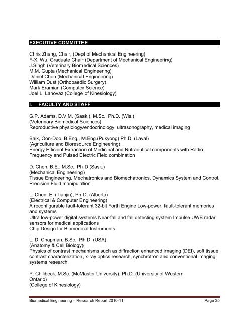 Research Report 2010-2011 - College of Engineering - University of ...