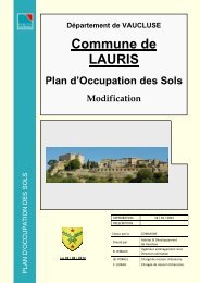 page de garde dossier - Lauris