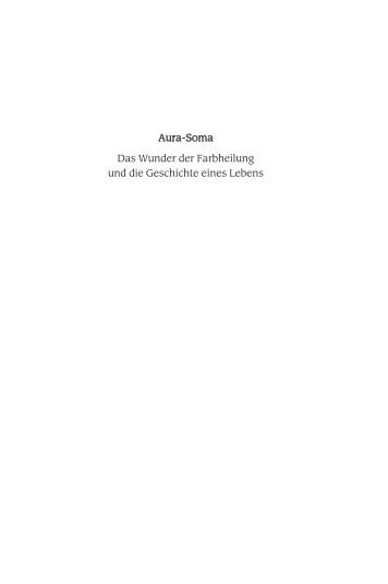 Aura Soma - Hans Nietsch Verlag