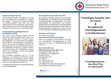 finden Sie unseren Flyer zu den Freiwilligendiensten - DRK ...