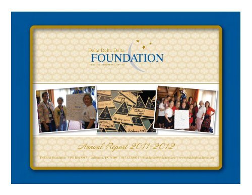Annual Report 2011-2012 - Tri Delta