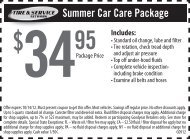 Summer Car Care Package - Goodyear