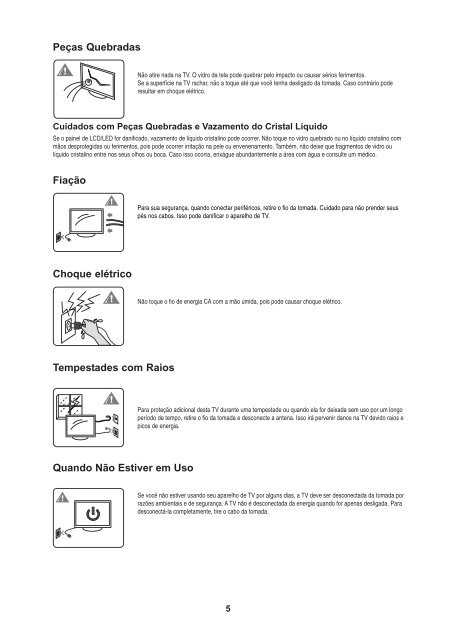 Manual do UsuÃƒÂ¡rio TV LED LE22H138 - AOC