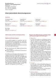 Informationsblatt Abrechnungswesen - Bundeskanzleramt Ãsterreich