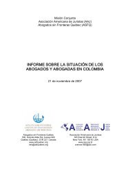 informe sobre la situaciÃ³n de los abogados y abogadas en colombia