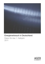 Energieverbrauch in Deutschland