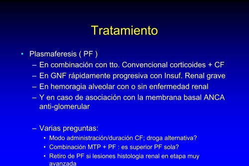 SÃ­ndromes vasculÃ­ticos riÃ±Ã³n - pulmÃ³n y hemorragia pulmonar mÃ©dica