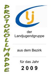 Protokollmappe (pdf) - Home: Landjugend Bezirk Kirchdorf