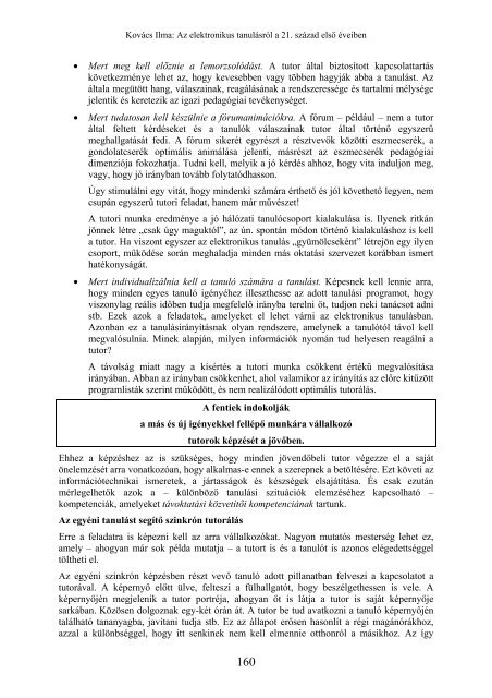 3. fejezet Az elektronikus tanulÃ¡s - OrszÃ¡gos SzÃ©chÃ©nyi KÃ¶nyvtÃ¡r