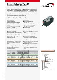 Electric Actuator Type BT