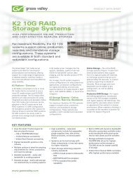 K2 10G RAID Storage Systems - Rexfilm