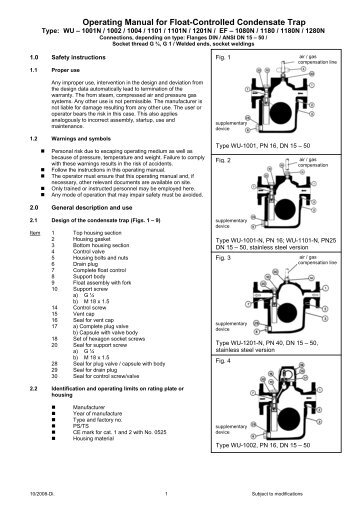 Operating manual - Rifox-Hans Richter GmbH