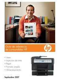 GuÃ­a de referencia de consumibles HP - ITM