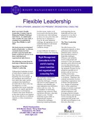 Developing The Flexible Leader HQ.pub - Right Management