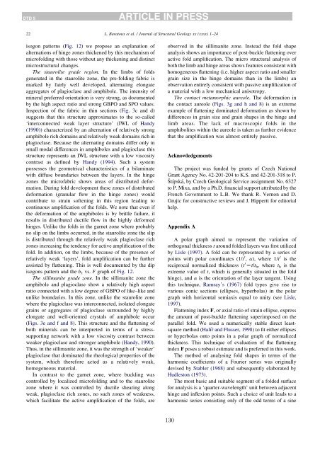 Quantitative structural analyses and numerical modelling of ...