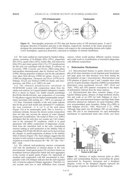 Quantitative structural analyses and numerical modelling of ...