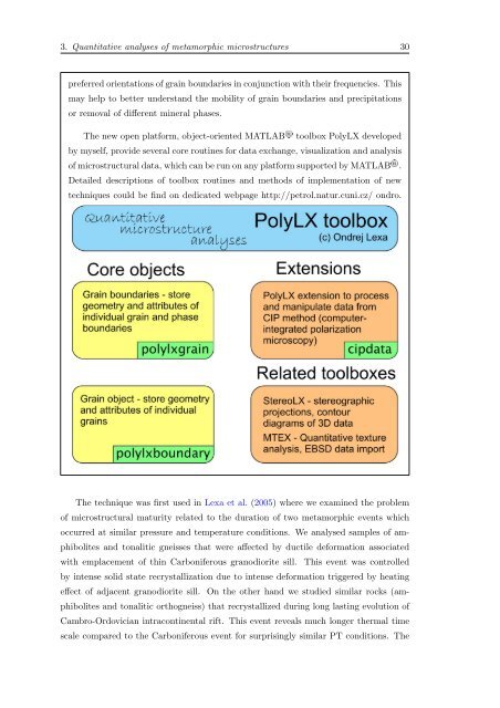 Quantitative structural analyses and numerical modelling of ...