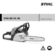 STIHL MS 170, 180