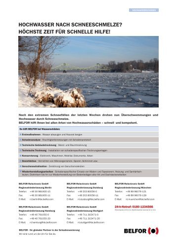 Trocknungsflyer-Hochwasser 2011-01-DE-v1 ... - Belfor