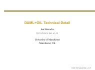 DAML+OIL Technical Detail