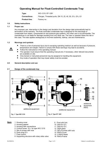 Operating manual - Rifox-Hans Richter GmbH