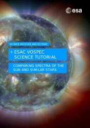 ESAC VOSpec Science Tutorial - RSSD