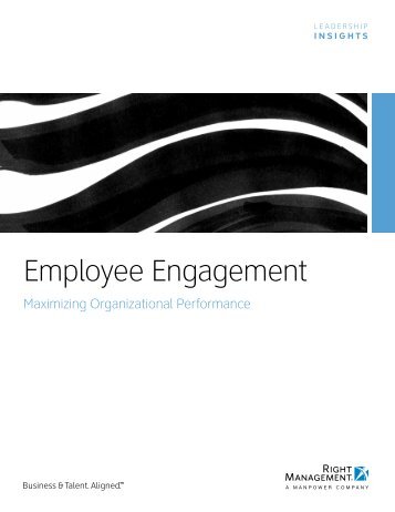 Employee Engagement - Right Management