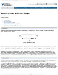 Measuring Strain with Strain Gauges - Tutorial - Developer Zone ...