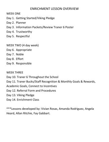 Sample Lesson Plan  Diamond Bookshelf