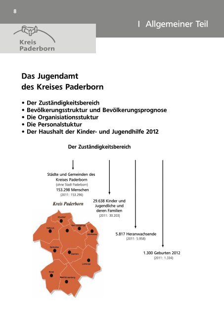 Jahresbericht des Jugendamtes des Kreises ... - Kreis Paderborn