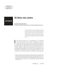 El Dios sin rostro - Iglesia Viva